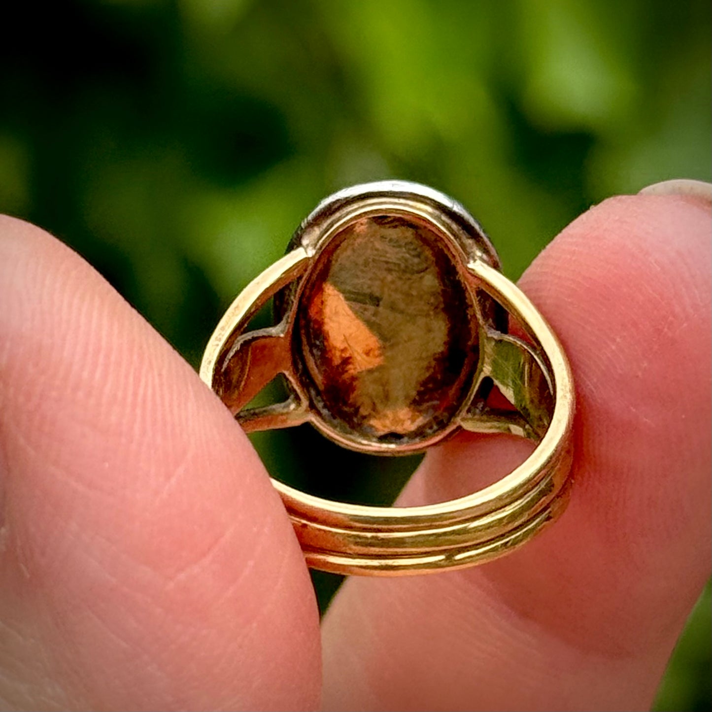 Antique George III Rose Cut Diamond Ring