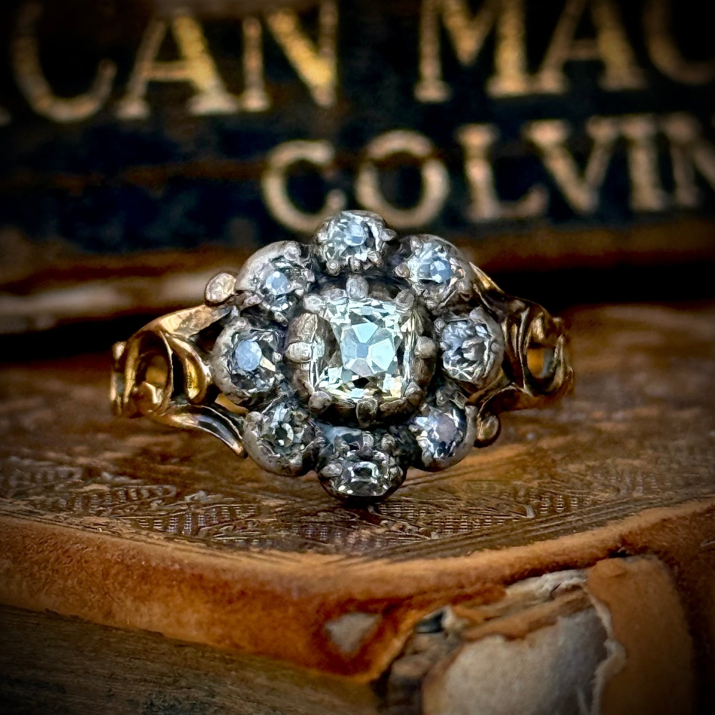 Antique Georgian Diamond Cluster Ring