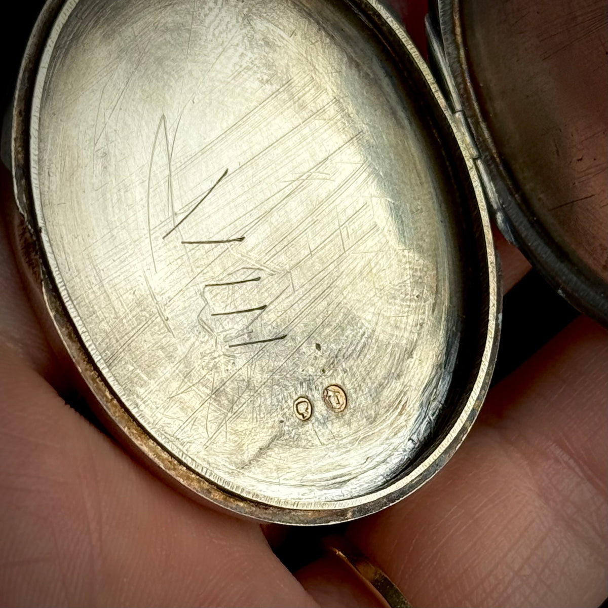 Antique Victorian Queen of the Fairies Locket in Silver; Circa 1878