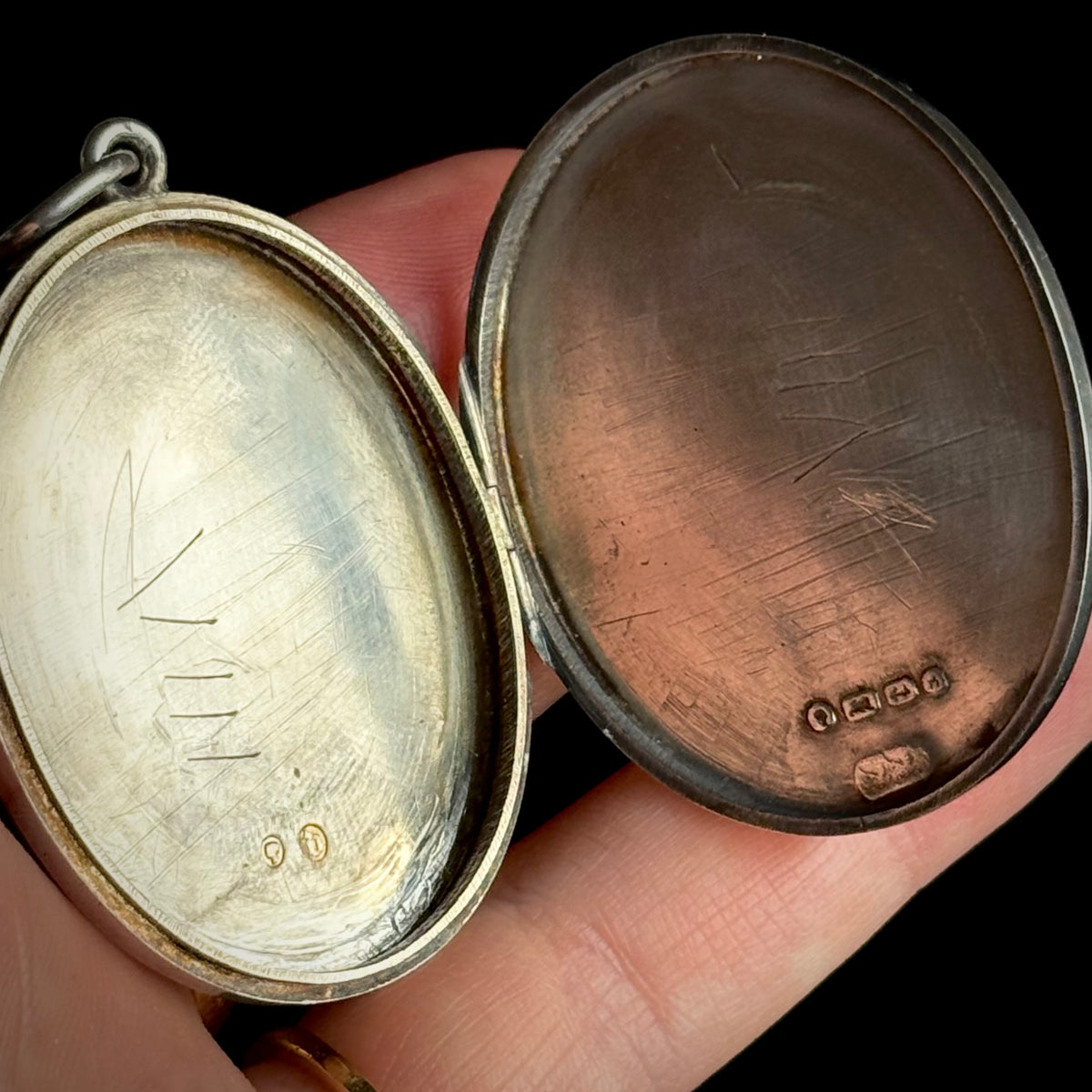 Antique Victorian Queen of the Fairies Locket in Silver; Circa 1878