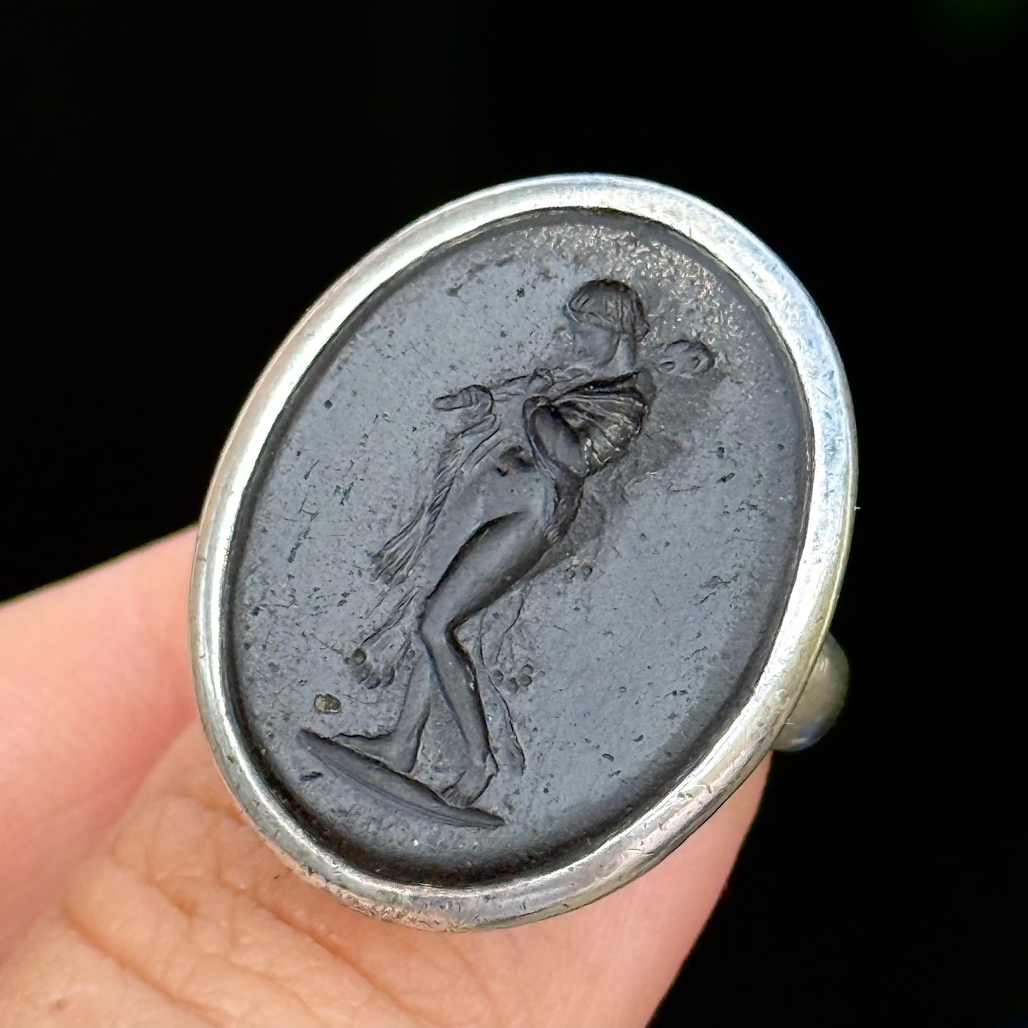 Georgian Hercules Intaglio Ring; Circa 1790