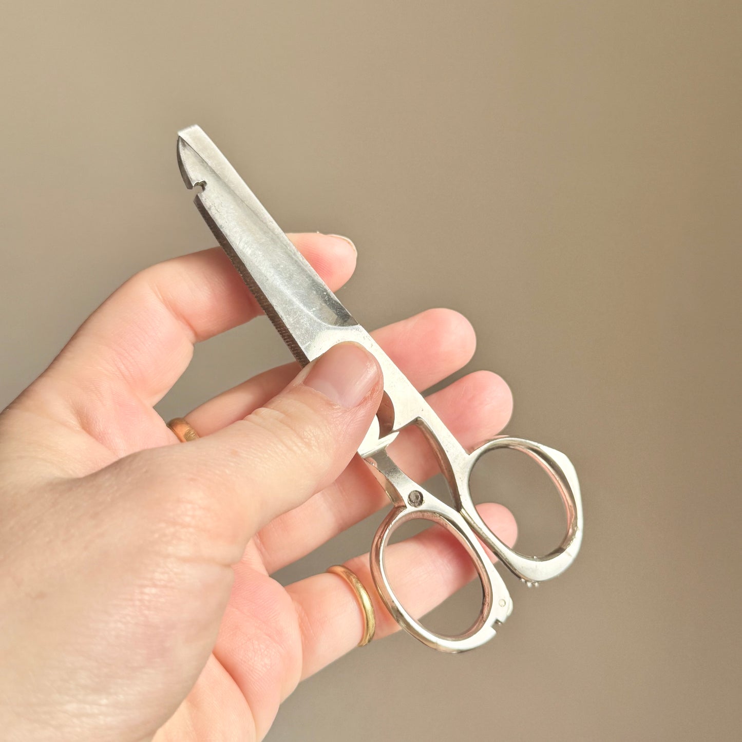 Antique Victorian Erotic Stanhope Universe Scissors