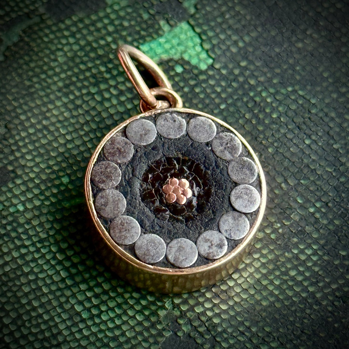 Antique Transatlantic Telegraph Souvenir Pendant in 9 Carat Gold