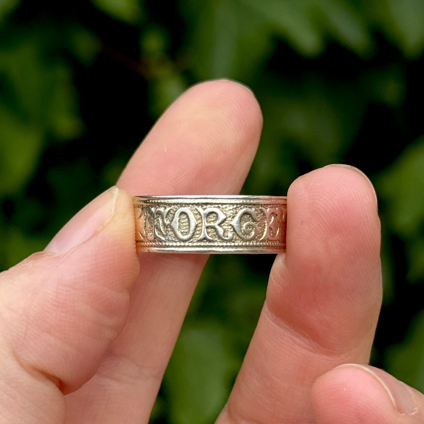 Antique Victorian 'Forget Me Not' Ring in Silver