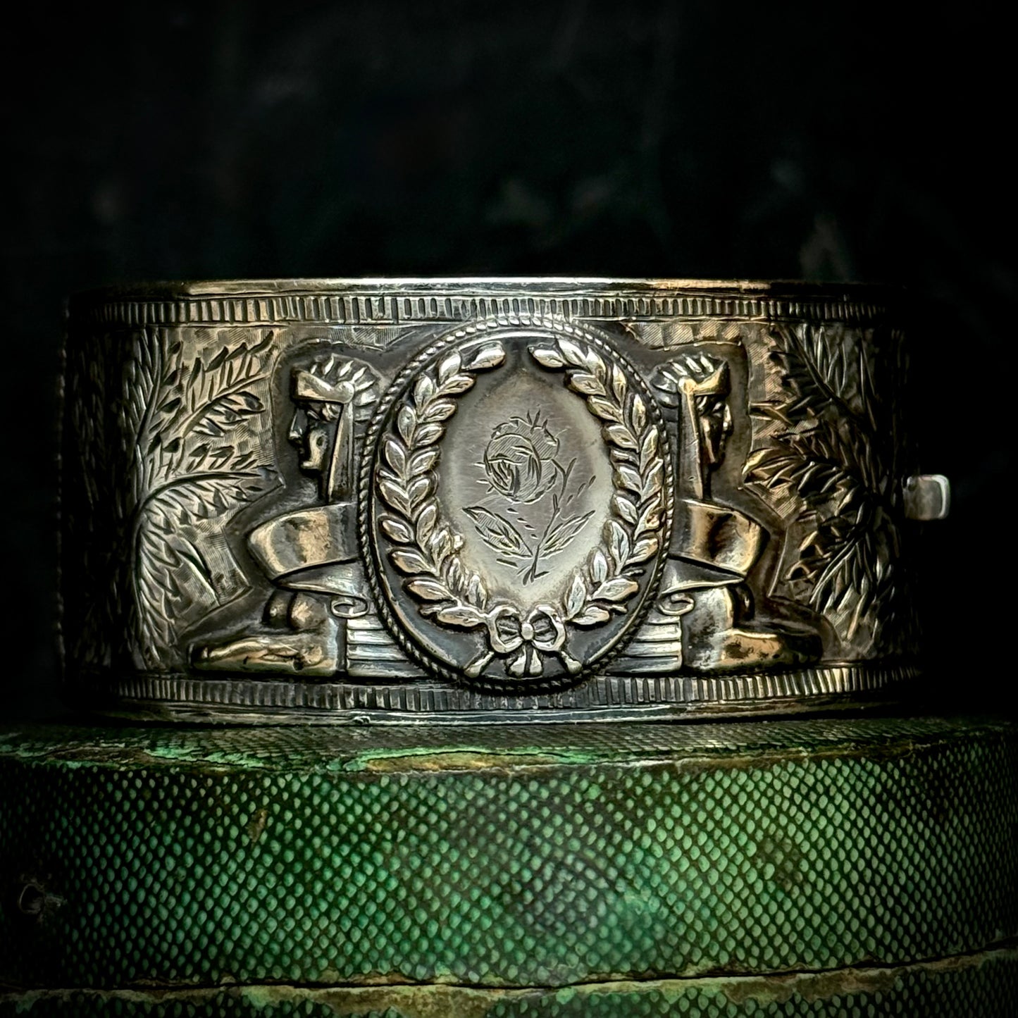 Antique Victorian Statement Hinged Bangle