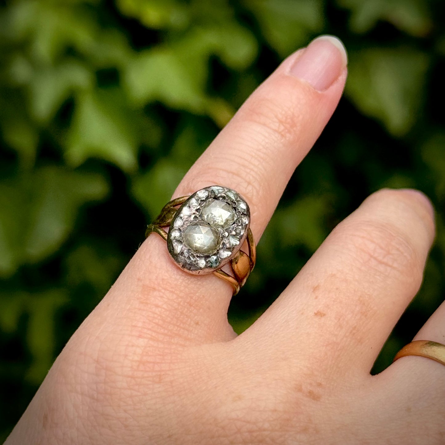 Antique George III Rose Cut Diamond Ring