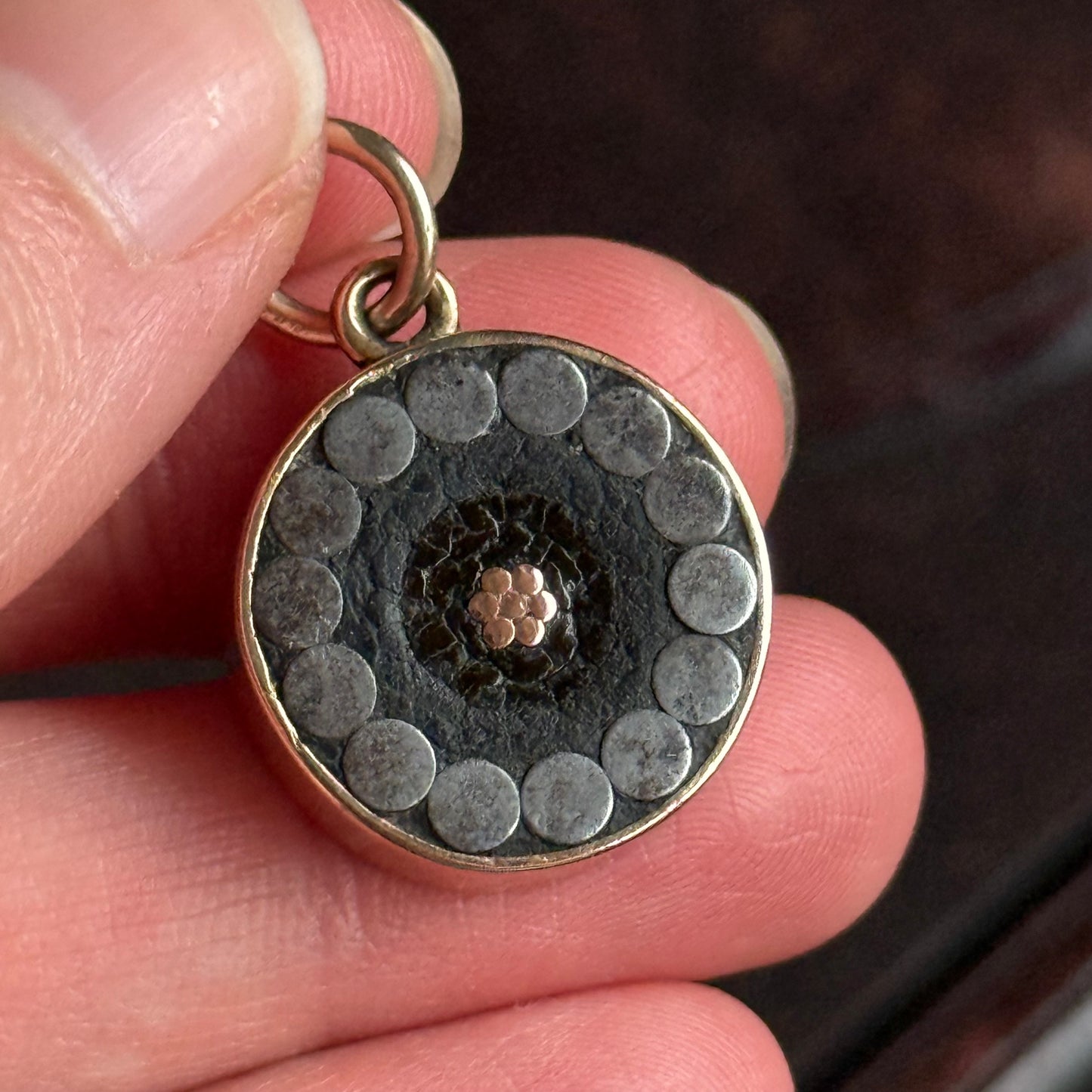 Antique Transatlantic Telegraph Souvenir Pendant in 9 Carat Gold