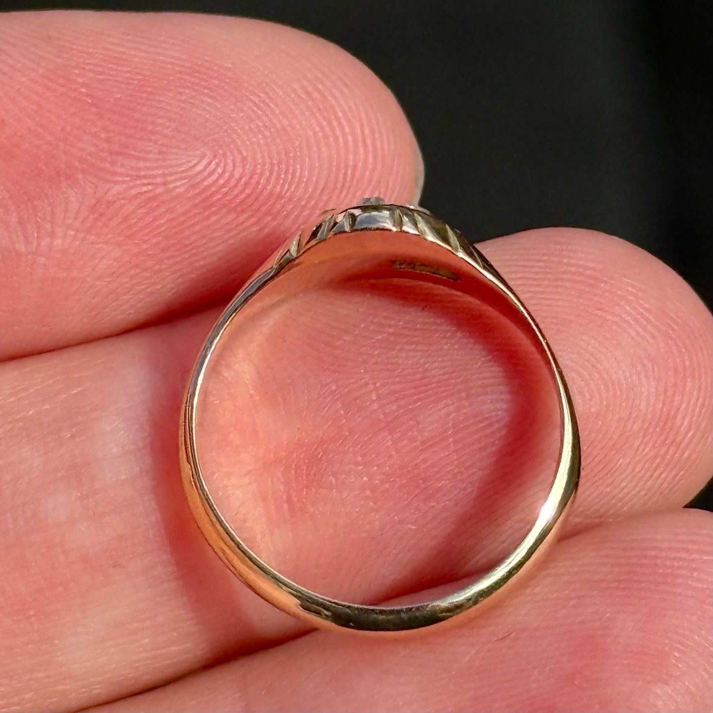 Antique Victorian Diamond Cluster Ring; Circa 1880