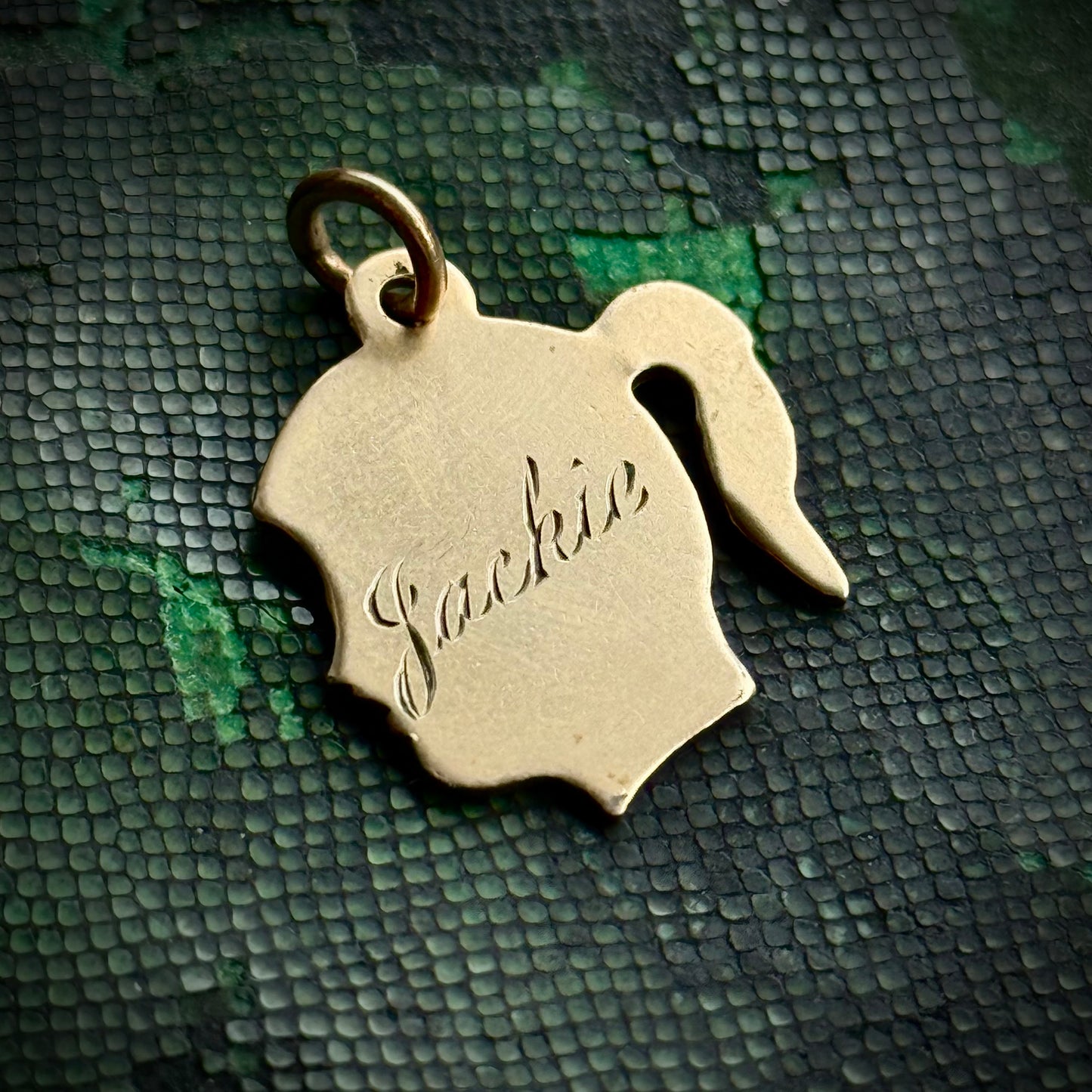 Vintage Profile 'Jackie' Pendant Token