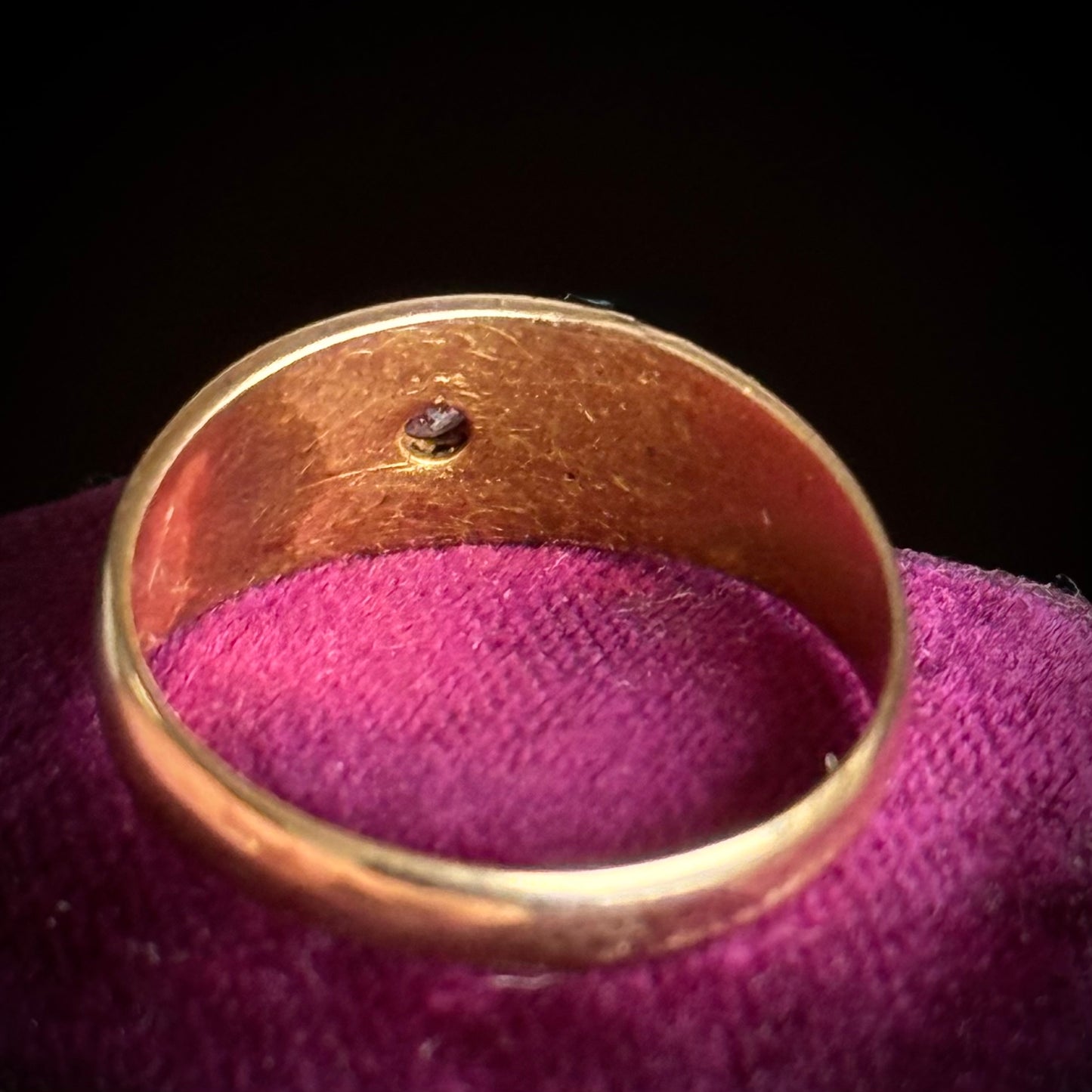 Antique Edwardian Ruby & Diamond Ring; Circa 1906