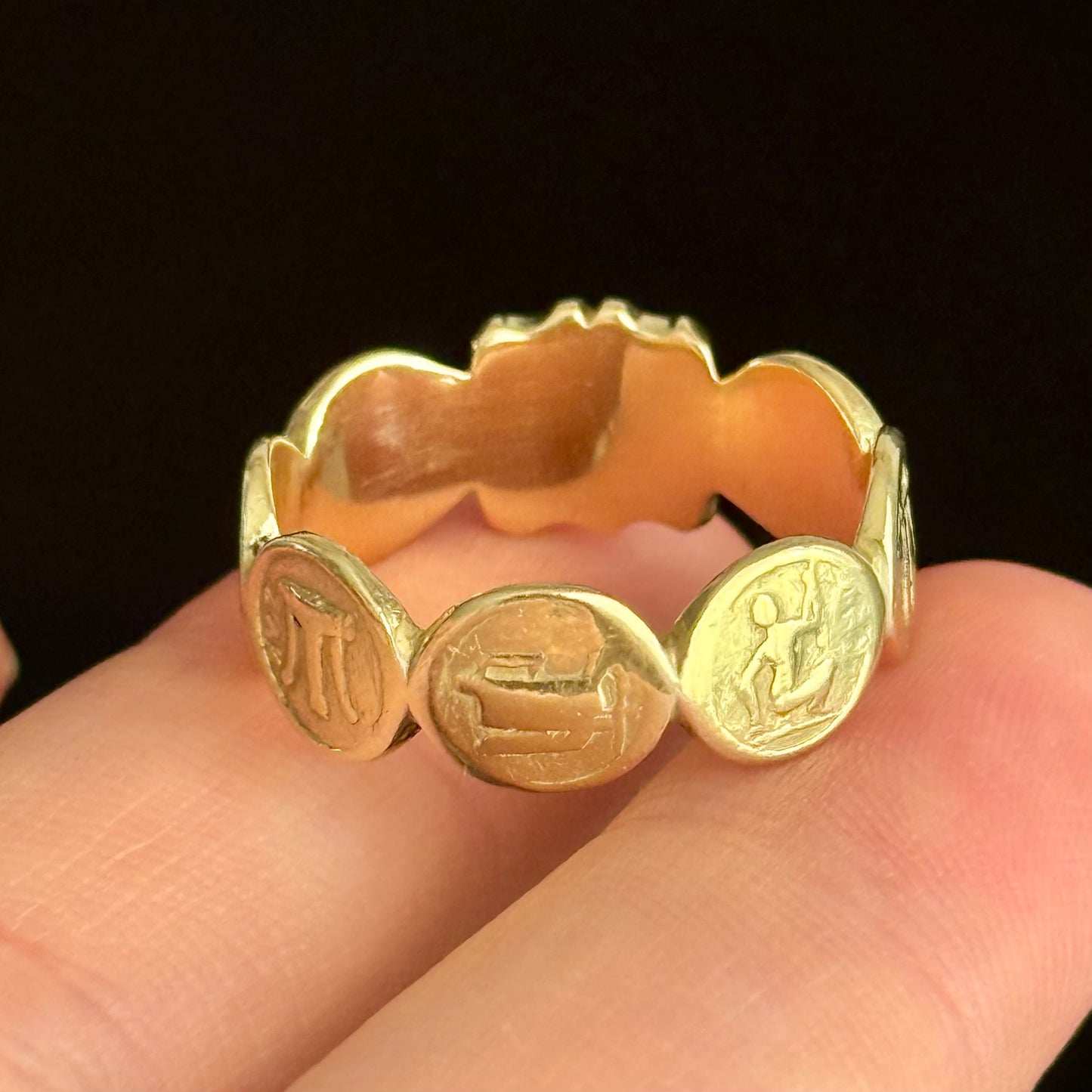 Antique Rare Ionian Islands Ring; Circa 1820