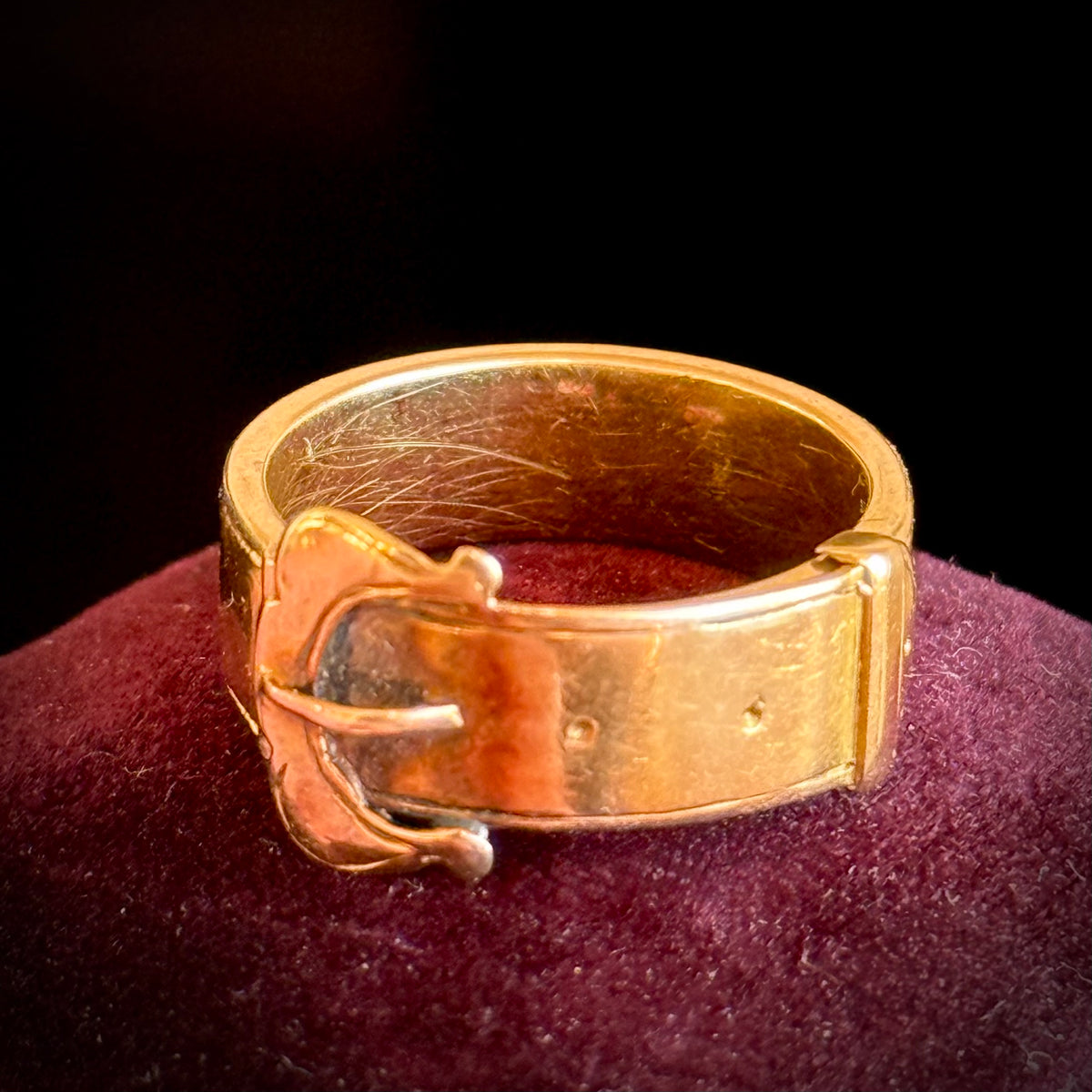 Victorian Mourning Locket Ring in 18 Carat Gold; Circa 1880