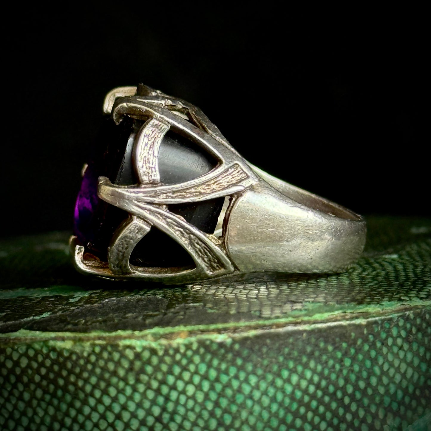 Substantial Vintage Intaglio Ring in Silver