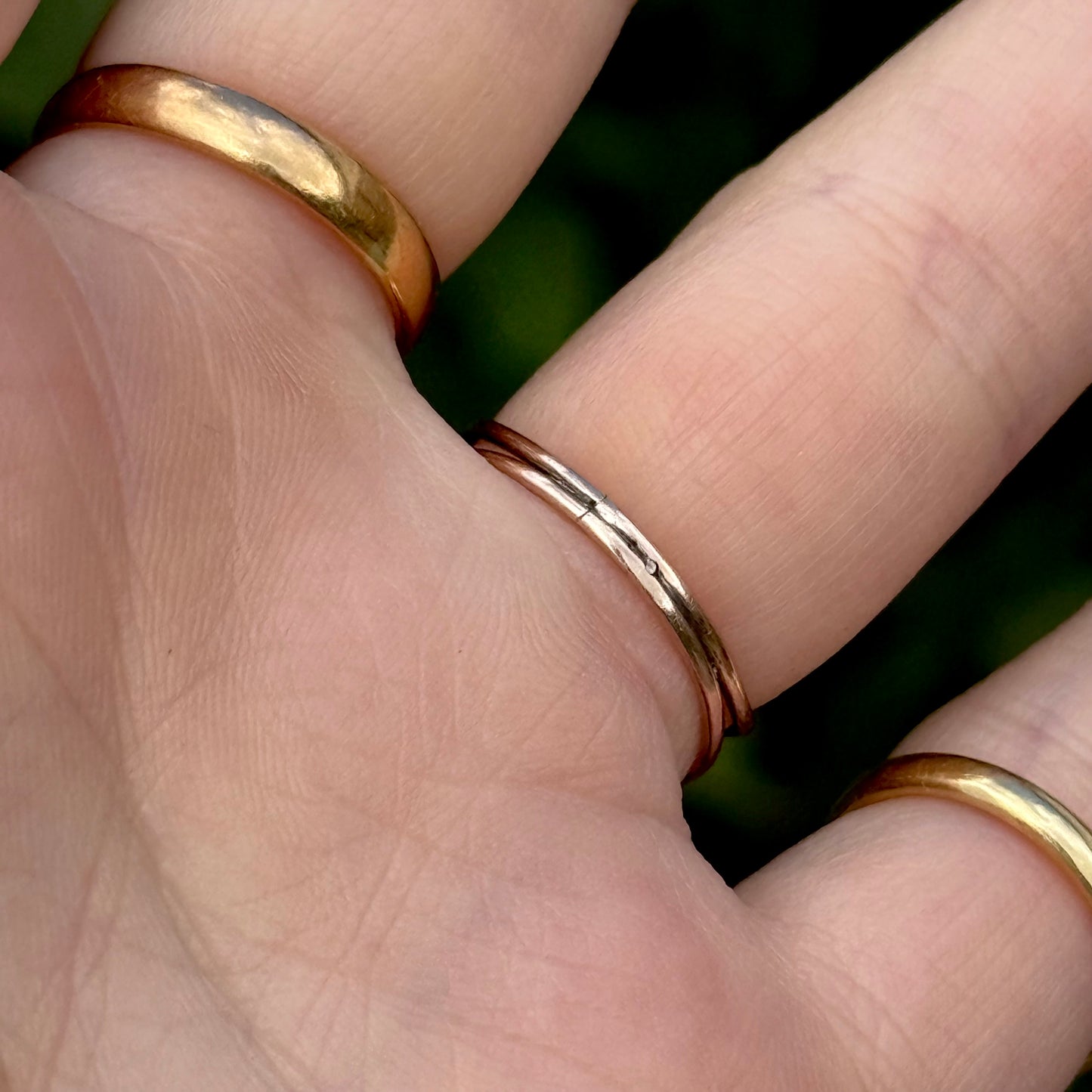Antique Georgian Quartz & Pearl Ring in 9 Carat Gold