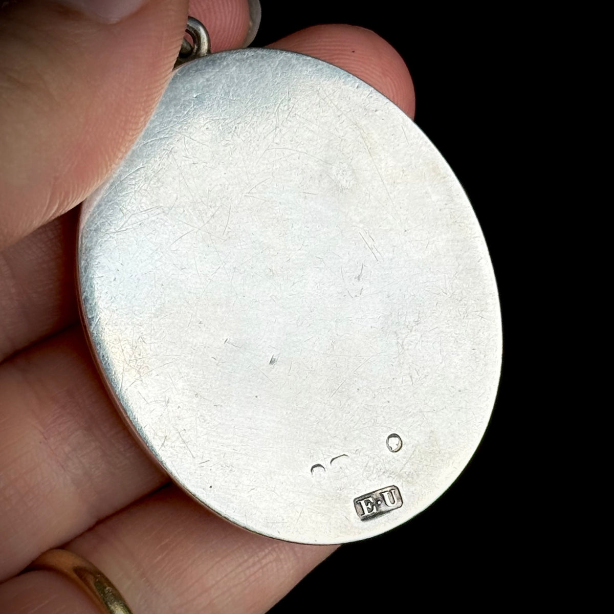 Antique Victorian Queen of the Fairies Locket in Silver; Circa 1878