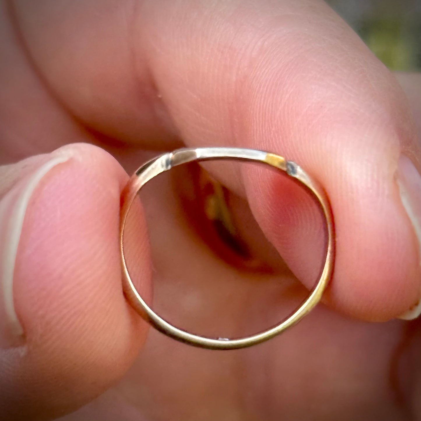 Antique Victorian Initial 'D' Signet Ring