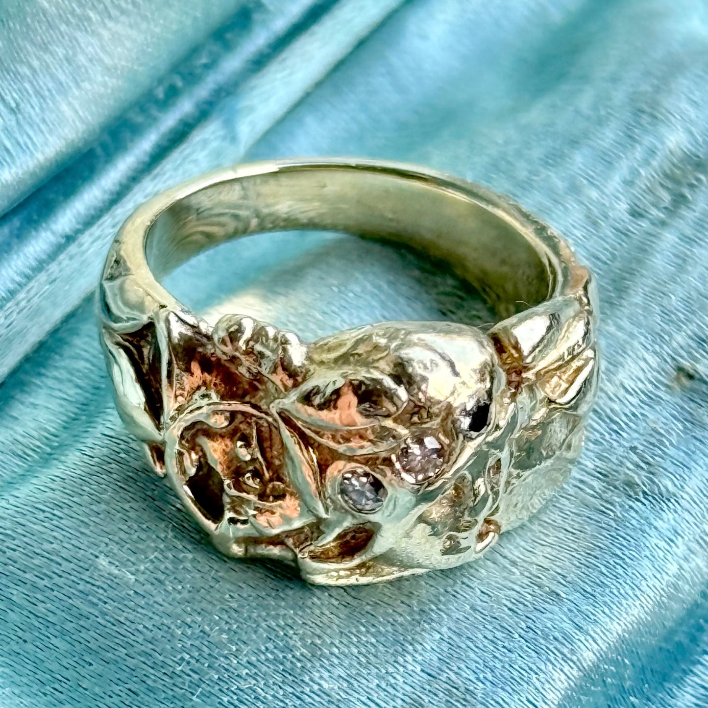 Art Nouveau Diamond Figural Ring; Circa 1920