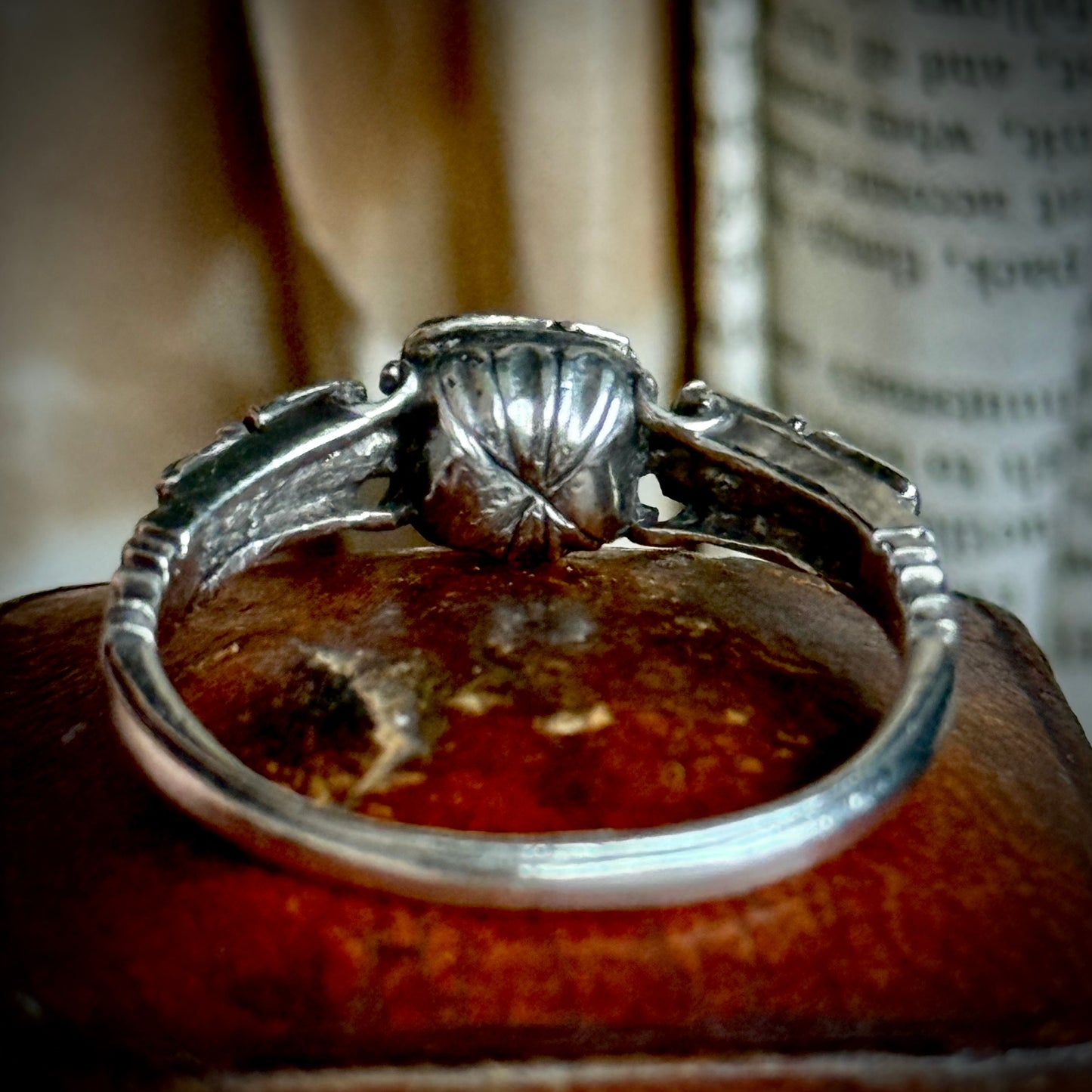 Antique Diamond & Garnet Ring; Circa 1840