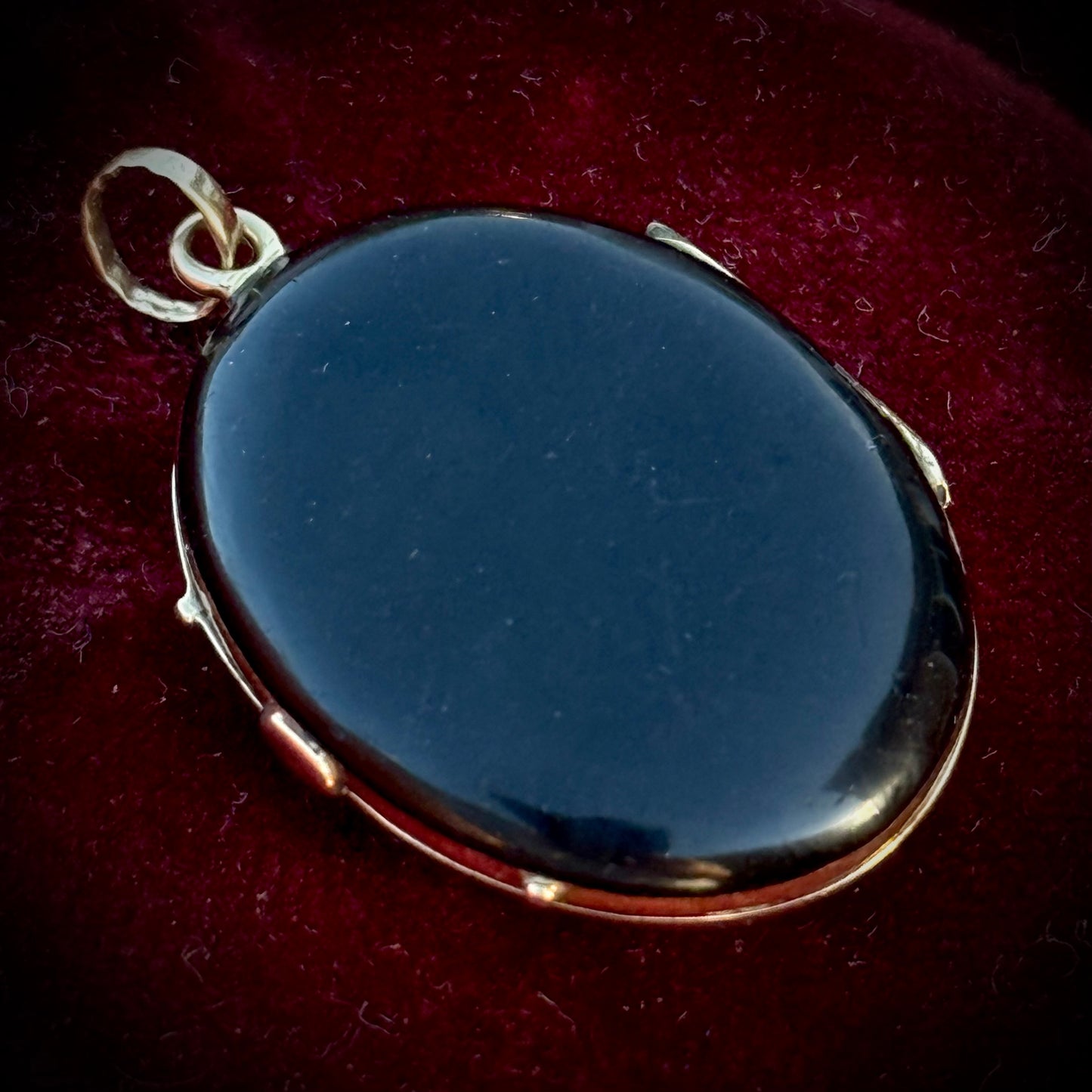 Victorian Enamel & Pearl Anchor 'S' Locket