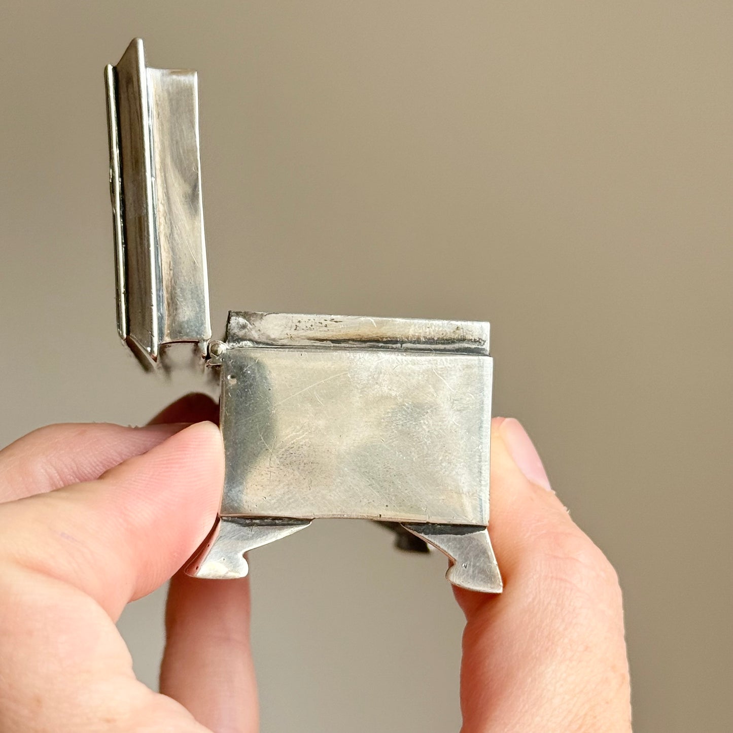 Antique Sterling Silver Mulitple Box; Circa 1906