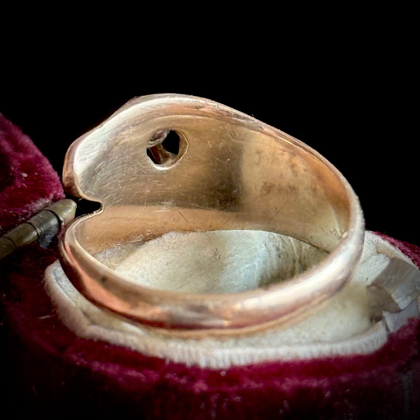 Antique Diamond Set Snake Ring; Circa 1900
