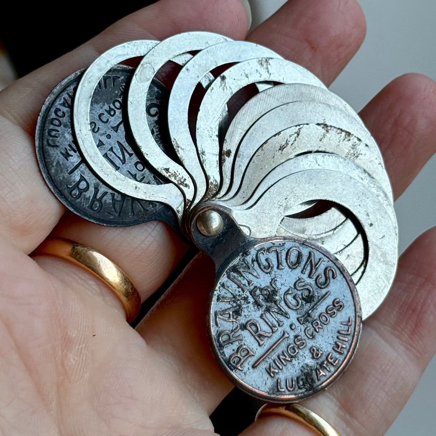 Antique Bravingtons For Rings Kings Cross and Ludgate Hill Ring Sizer