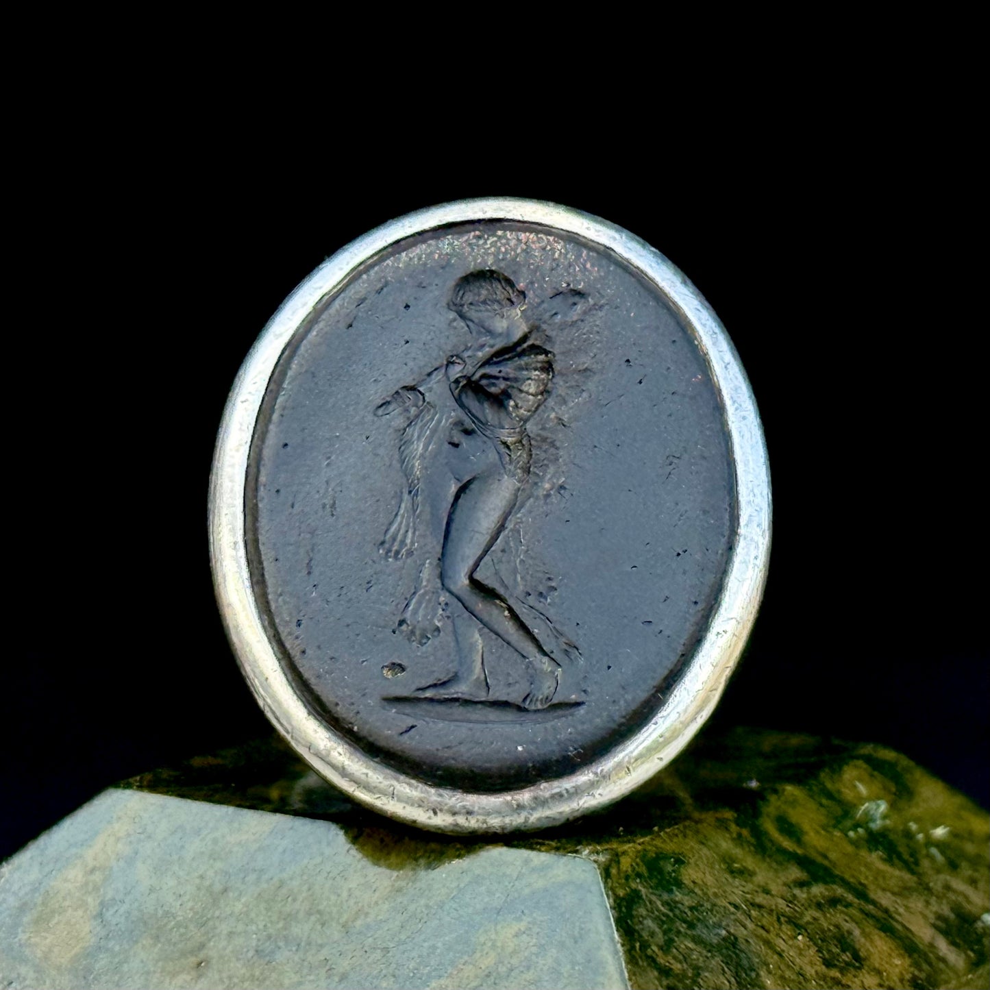 Georgian Hercules Intaglio Ring; Circa 1790