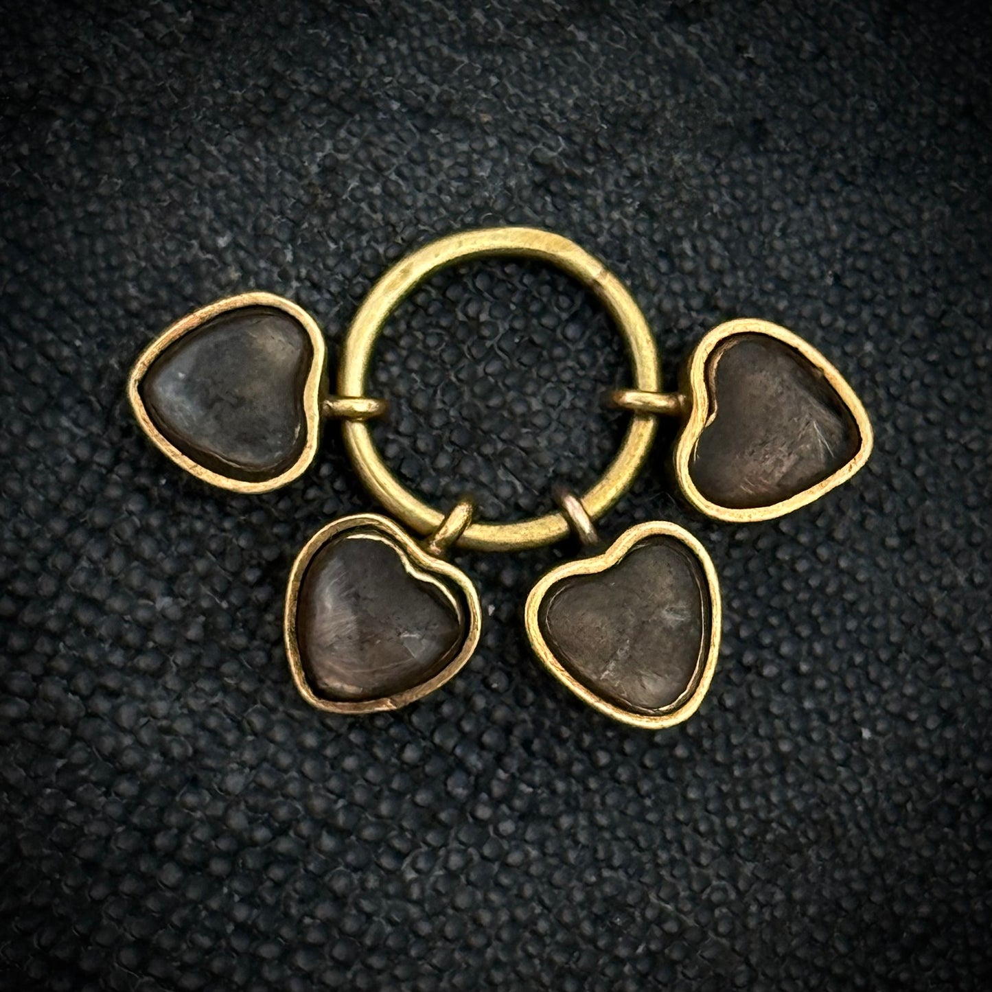 Georgian Sentimental Hearts Pendant; Circa 1820