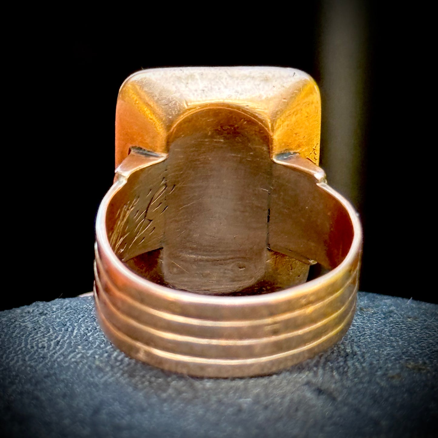 Antique Hercules and Omphale Ring; Circa 1895