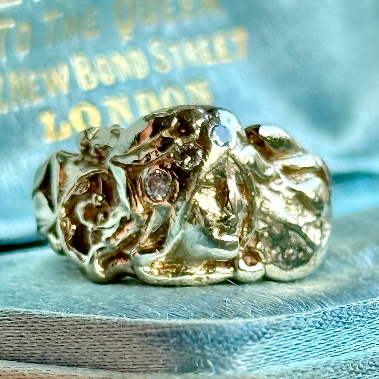 Art Nouveau Diamond Figural Ring; Circa 1920