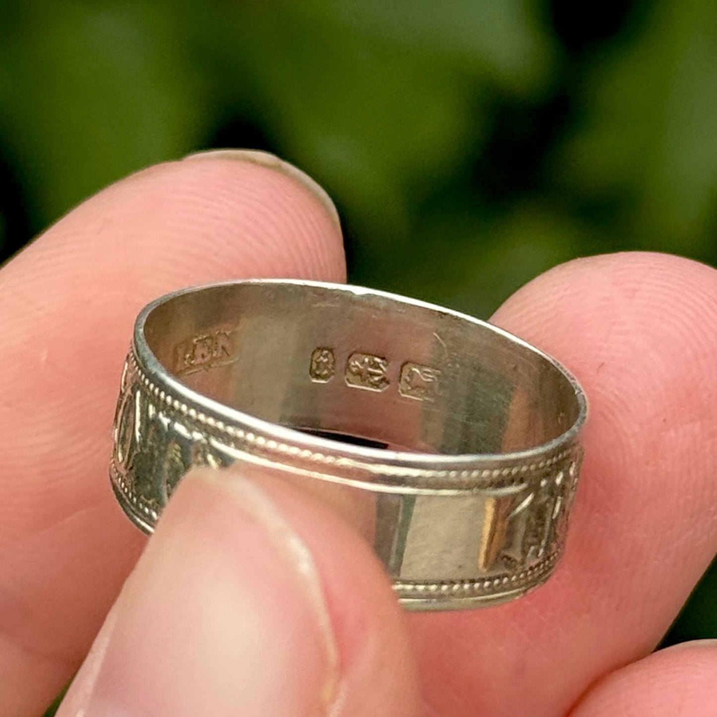 Antique Victorian 'Forget Me Not' Ring in Silver