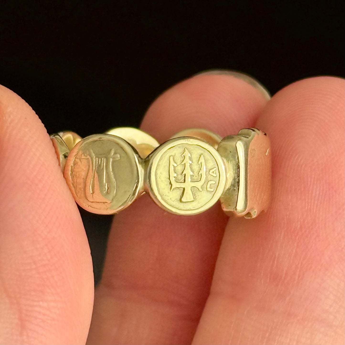 Antique Rare Ionian Islands Ring; Circa 1820