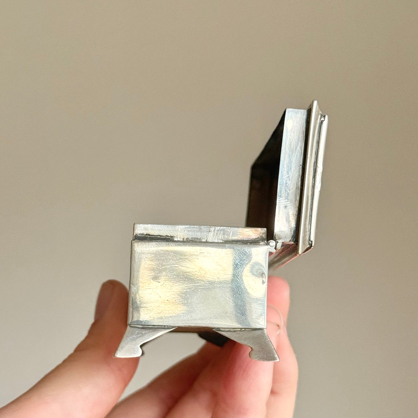 Antique Sterling Silver Mulitple Box; Circa 1906