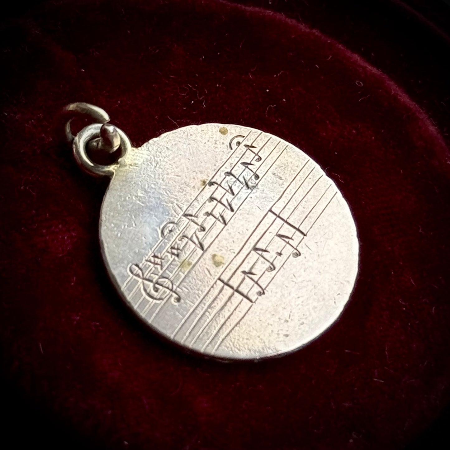Antique Austrian Letter 'S' Love Token 'Ode to Joy' Coin