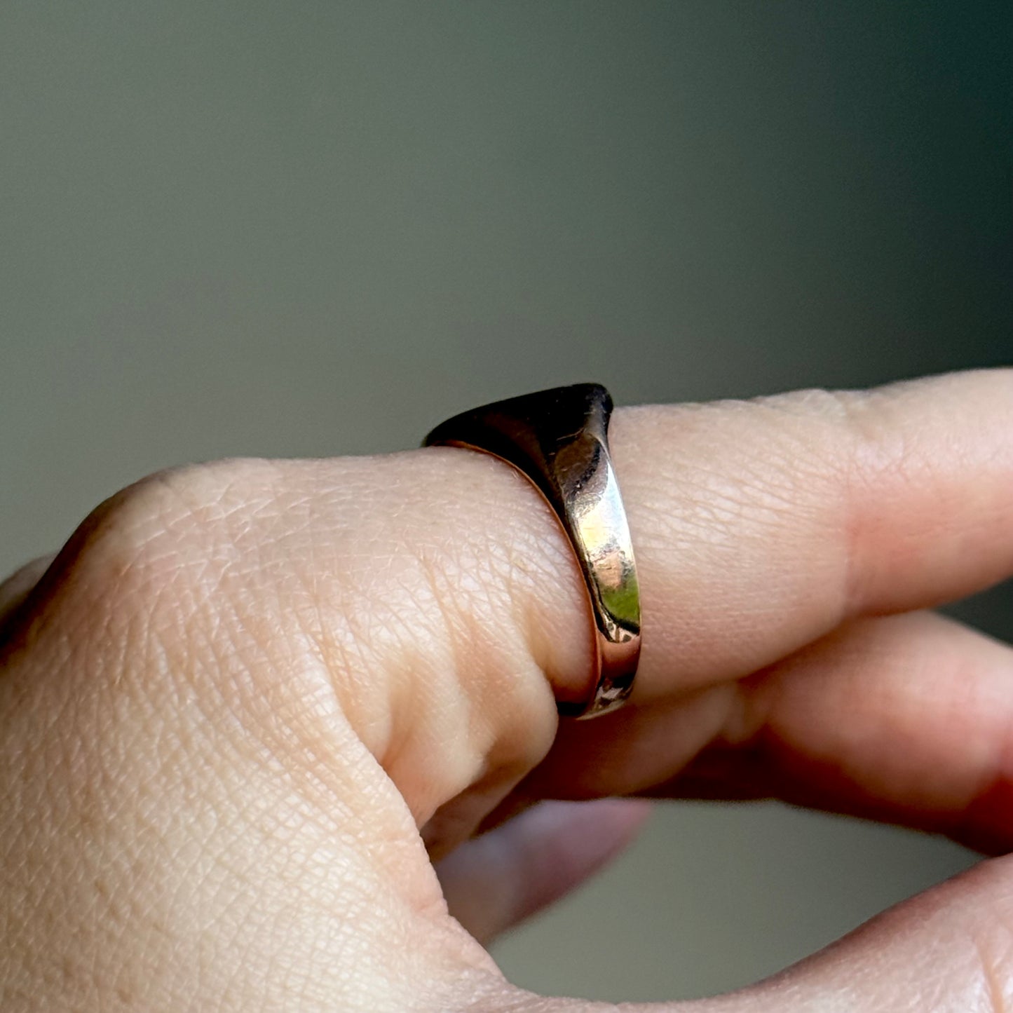 Antique 'CWC' Signet Ring in 9 Carat Gold; Circa 1919