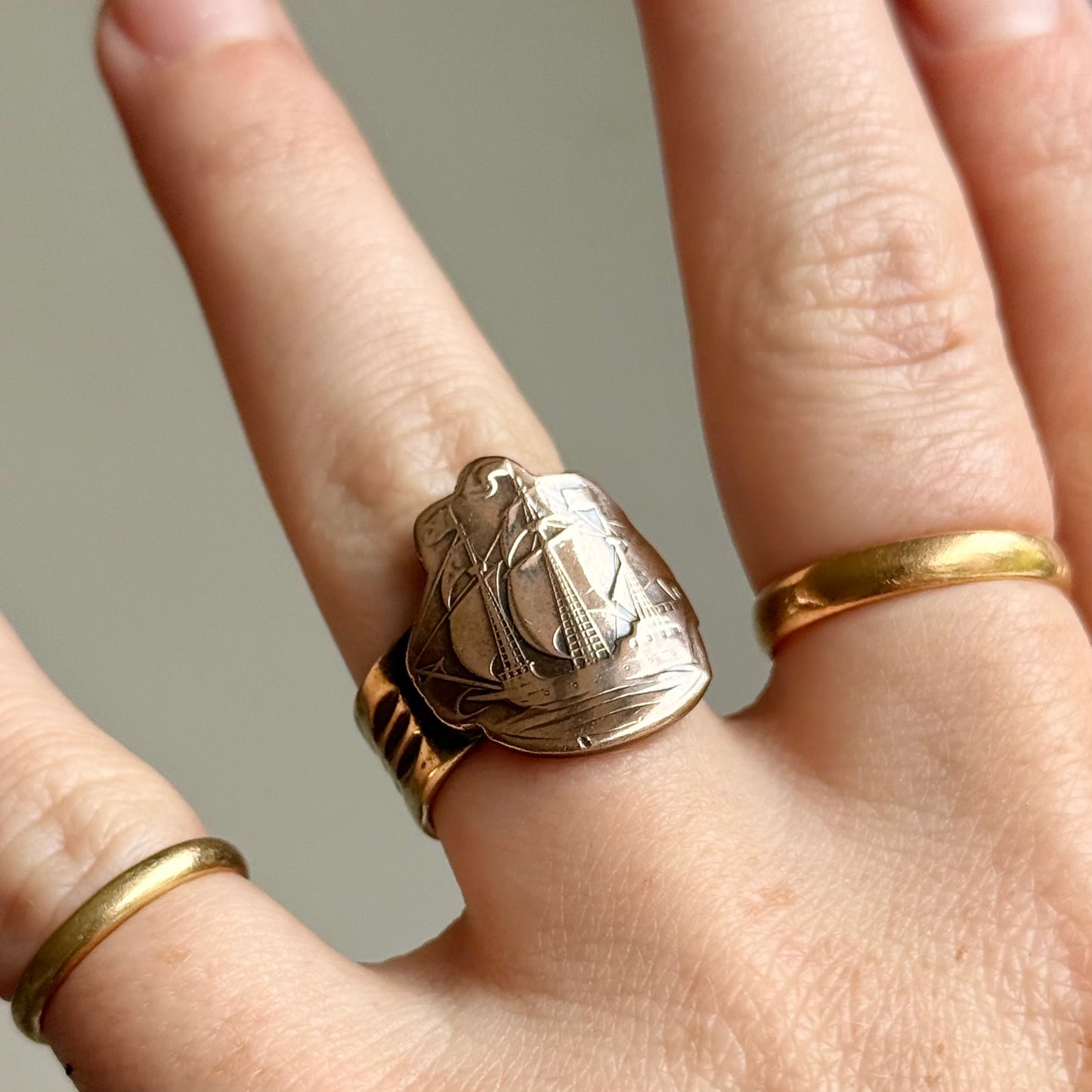 Victorian Heavy Nautical Ship Ring