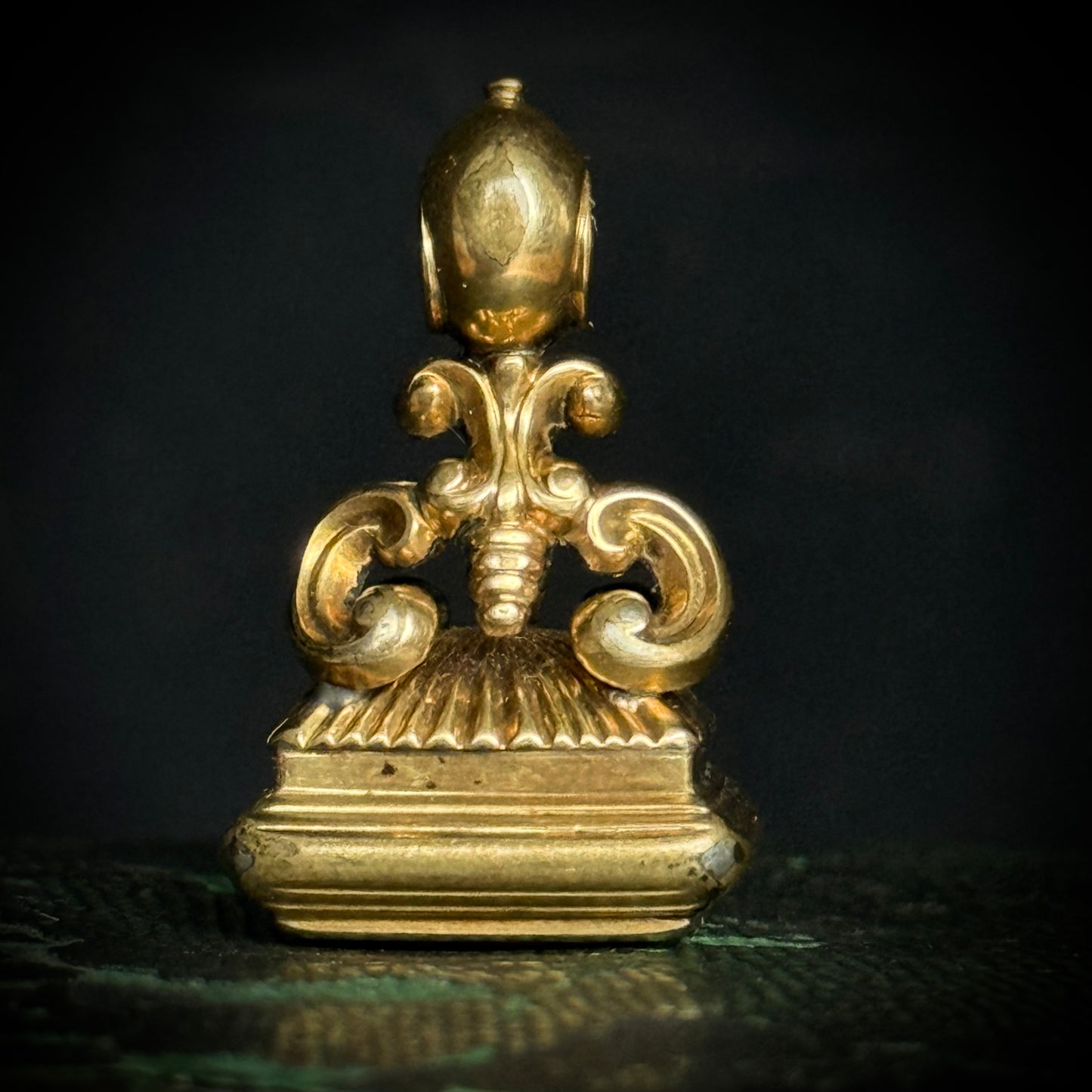 Antique Victorian Fob Intaglio Pendant; Circa 1890