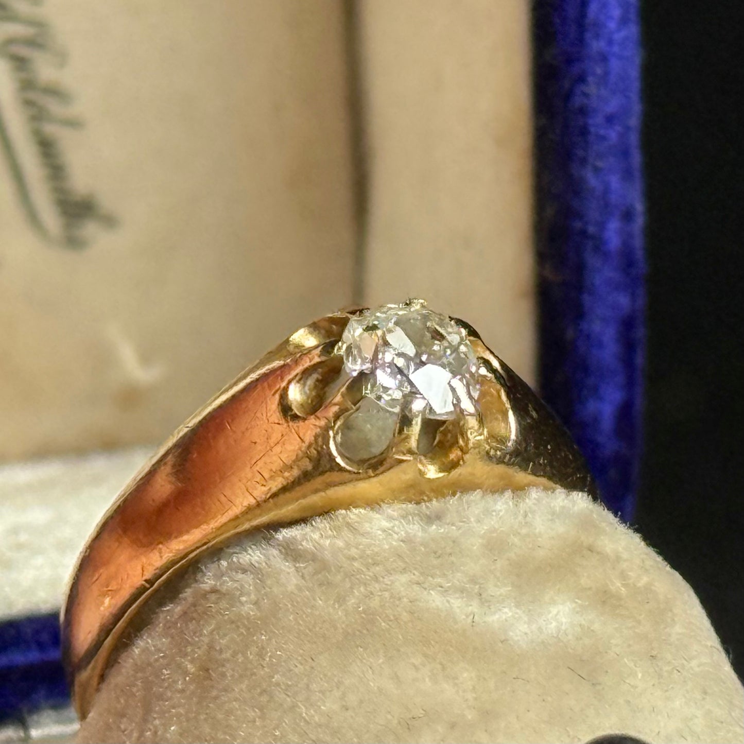 Antique Old Cut Diamond Ring in 18 Carat Gold' Circa 1900