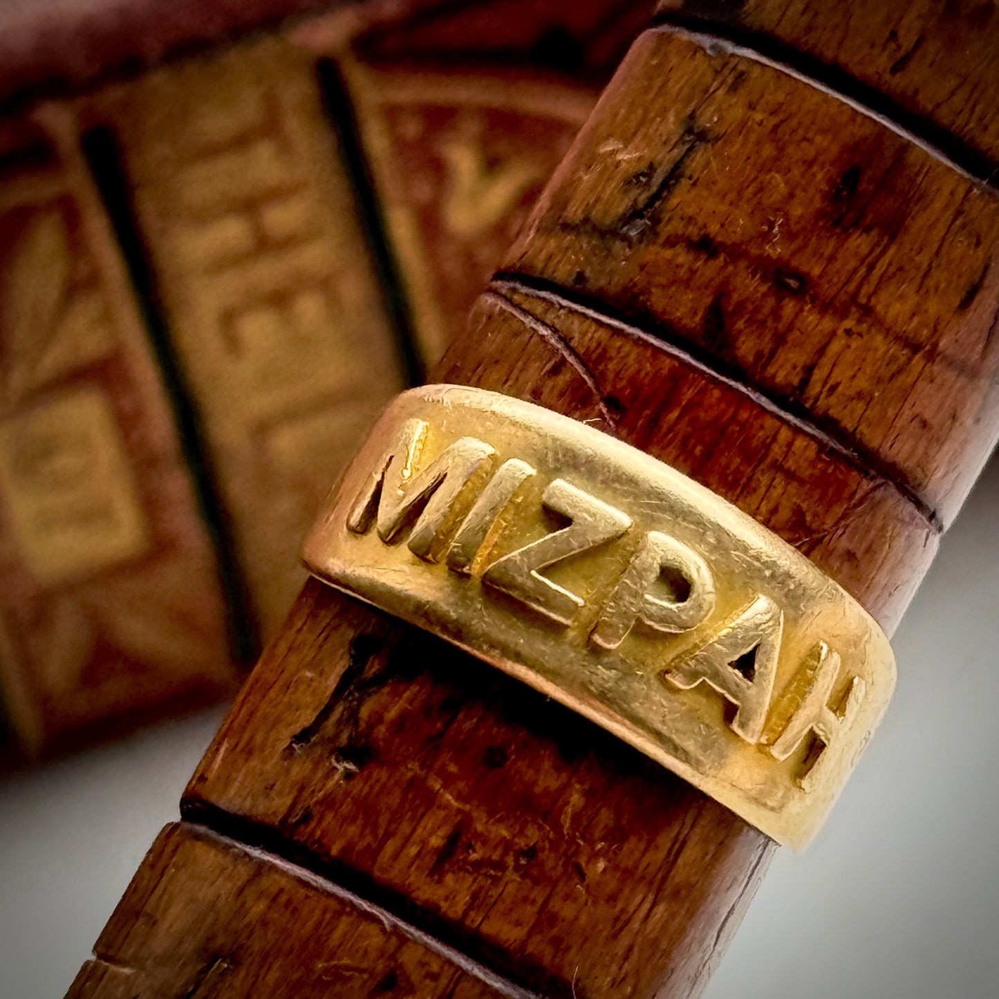 Victorian Mizpah Ring Created In 18 Carat Gold; Circa 1882