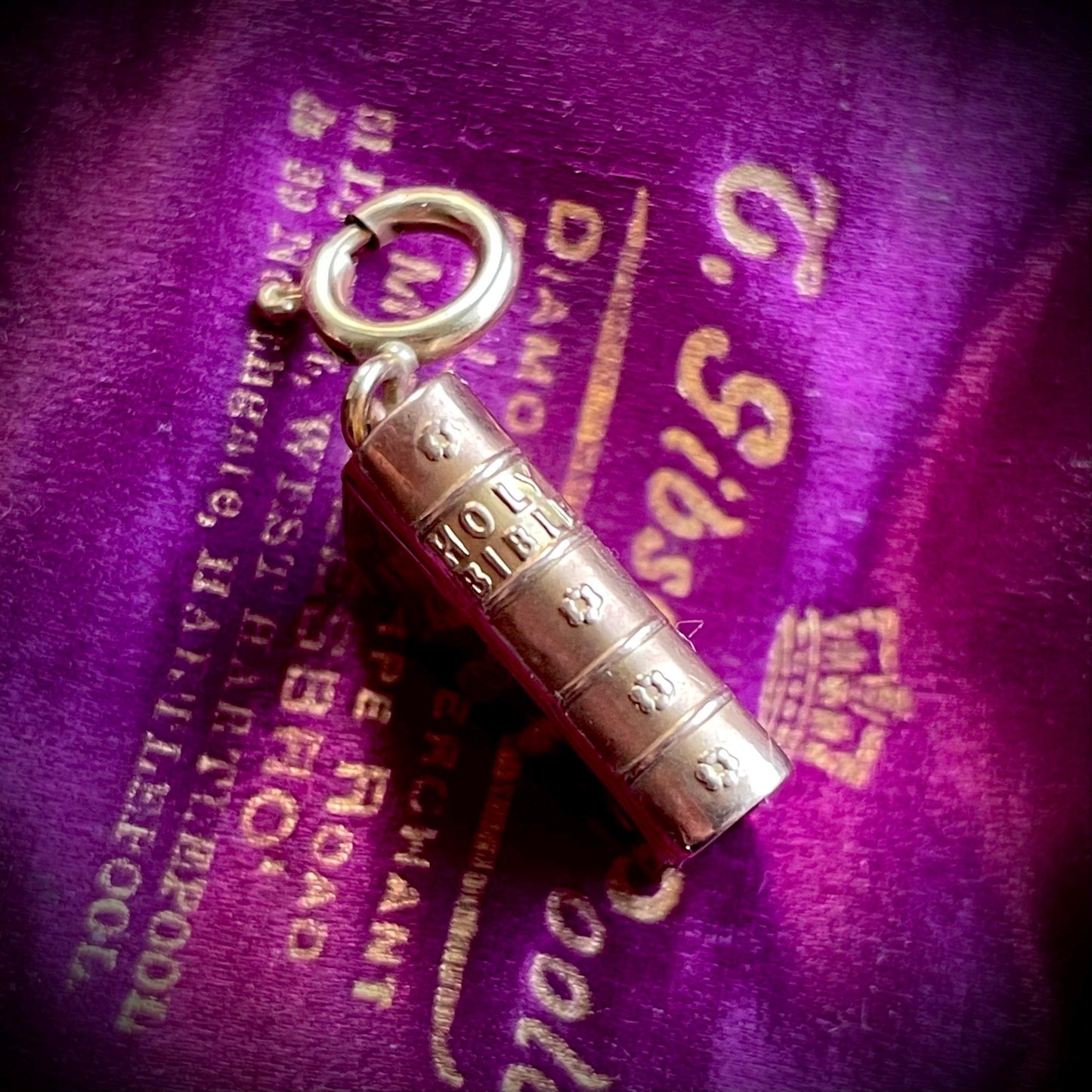 Victorian Mizpah Book Pendant in 9 Carat Gold; Circa 1890