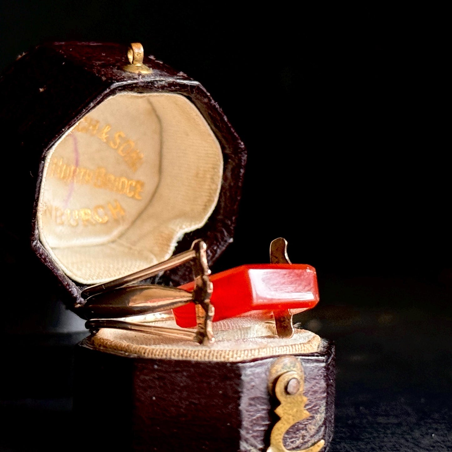 Georgian 'Anna' Spinning Intaglio Ring in 9 Carat Gold; Circa 1830